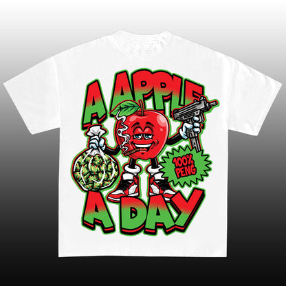 APPLE A DAY T-SHIRT WHITE