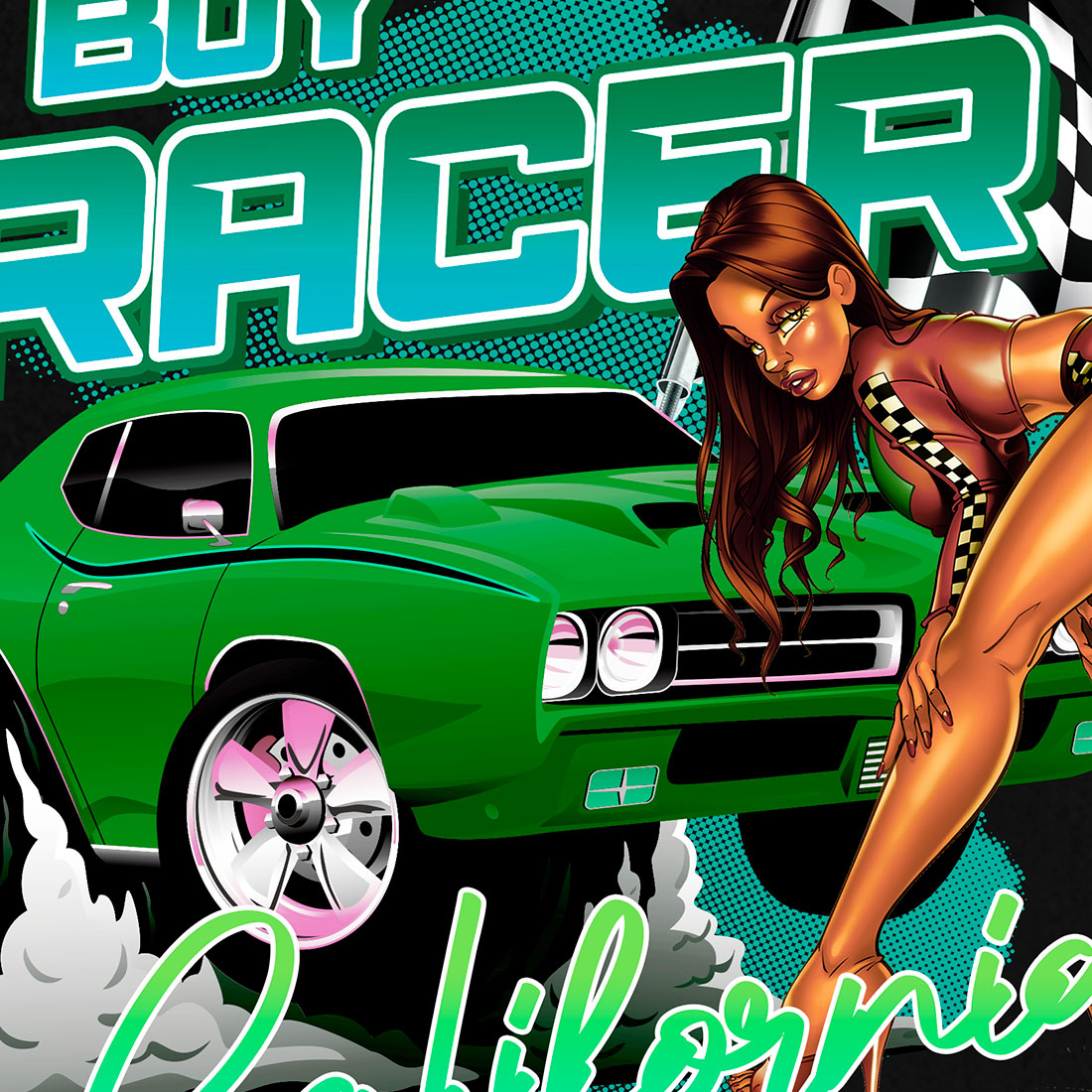 CALI BOY RACER T-SHIRT