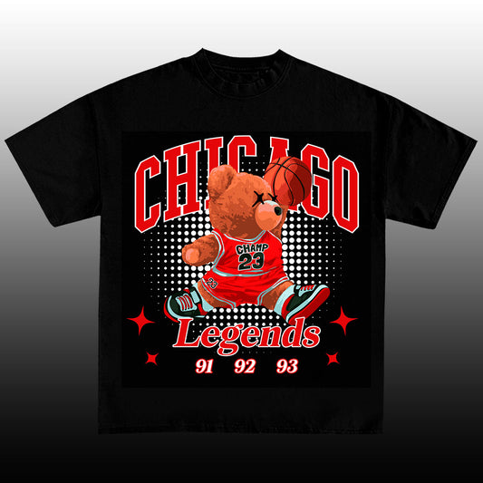 CHICAGO BEAR BASKETBALL T-SHIRT